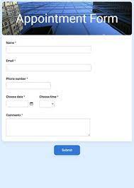 signup form templates formsite