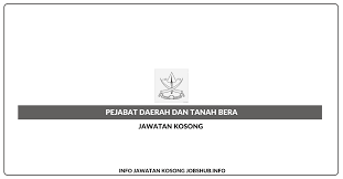 Also known as the northern seberang perai district and land office in english. Jawatan Kosong Pejabat Daerah Dan Tanah Bera Jobs Hub