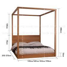 Chantal Solid Wood Canopy Bed