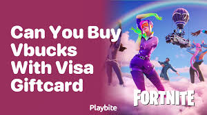 can you v bucks with visa gift card