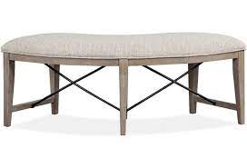 There are 48 curved dining bench for sale on etsy, and they cost $1,550.09 on average. Magnussen Home Paxton Place D4805 67 Curved Dining Bench With Upholstered Seat Upper Room Home Furnishings Dining Benches