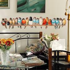 1pcs Birds Wall Stickers Removable 3d