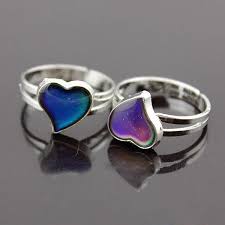 Mood Ring Color Changing Heart Shaped