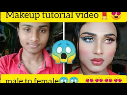 makeup tutorial video male to female