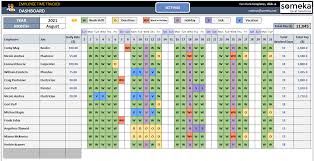 payroll excel template employee