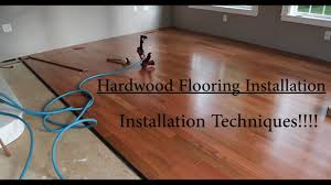 how to install hardwood flooring