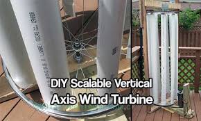 diy vertical axis wind turbine