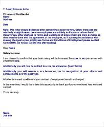 salary letter templates 24 free
