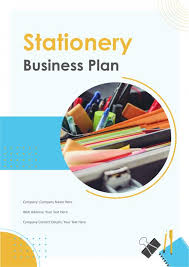 Stationery Business Plan A4 Pdf Word