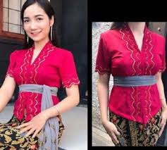 Maybe you would like to learn more about one of these? 100 Foto Model Kebaya Modern Kerah V Paling Keren