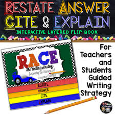 R A C E Writing Strategy Blooms Taxonomy Questions For Test Prep