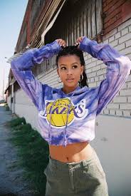 .angeles lakers championship sweatshirts and nba finals hoodies at the los angeles lakers lids shop. Los Angeles Lakers Full Court Tie Dye Hoodie Purple Young Reckless