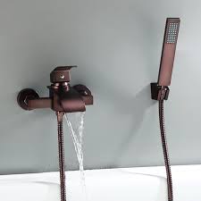 Wall Mount Waterfall Tub Faucet With