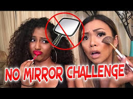 no mirror makeup challenge with janina