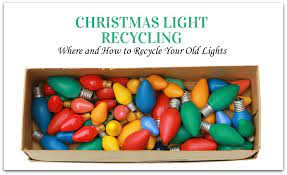 christmas light recycling where how