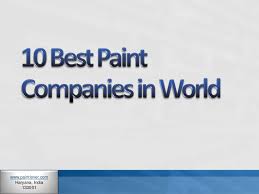 Who's the subject and why is she smiling? 10 Best Paint Companies In World