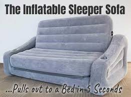 inflatable sleeper sofa how it