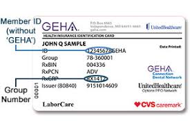 If you lose your member id card, you can get a new one this way: Sample Id Card Geha