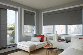 roller blinds curtains and window