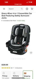 Car Seat Graco 4 Ever Convertible For