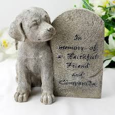 I created a memory garden with my children to help keep her memory alive. Pet Memorial Keepsakes Dog Memorial Resin Garden Ornament Free Shipping