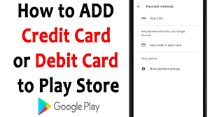 debit card to google play