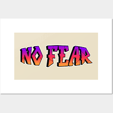 No Fear Word Letters Graffiti Style