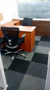 grey office checd carpet