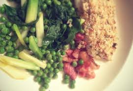 Remove the fillets of haddock from the fridge, and set aside. Recipe Healthy Baked Haddock With Smokey Bacon And Green Vegetables
