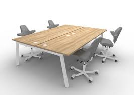 Desks are the best single piece of furniture for work and play, the office and home. 4 Person Industrial Rectangular Office Table Alumina 2400mm X 1430mm Online Reality