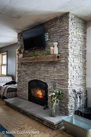Living Room Decor Rustic Fireplaces