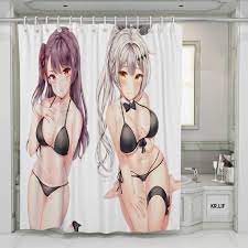 Amazon.com: Anime Nude Woman Sexy Artistic Charming Breasts Shower Curtain  Attractive Breasts Girl Anime Sexy Naked Nude Woman Bath Curtains for  Bathroom Polyester Waterproof Fabric 60x71 Set with 10 Hooks : Home