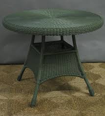 42 All Weather Wicker Dining Table