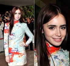 5 tricks from lily collins tiff red