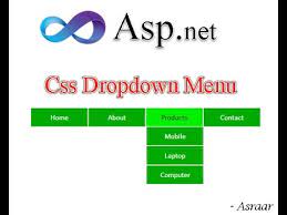 css dropdown menu in asp net you