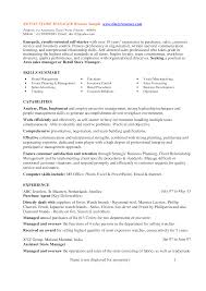 Retail Store Manager Cv Templates At Allbusinesstemplates