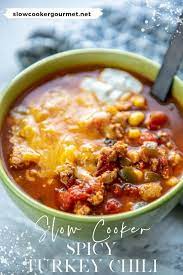 Spicy Turkey Chili Slow Cooker gambar png