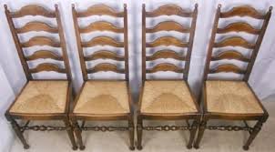 Quickly find the best offers for ladder back dining chairs with rush seats on newsnow classifieds. Set Of Four Oak Ladderback Rush Seat Dining Chairs 98079 Sellingantiques Co Uk