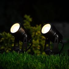 Illuminate paths and stairways with outdoor spotlights to avoid tripping in the dark, highlight architecture and landscape features to create depth and character, and add warmth to patios and. Set Of 2 Atlas Solar Spotlights Lights4fun Co Uk