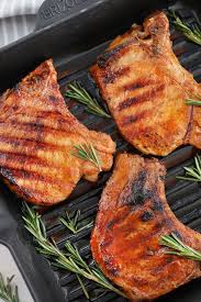 easy grilled pork chops recipe sweet