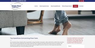 simply clean carpet care searchbar