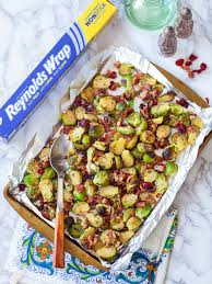bacon garlic roasted brussels sprouts