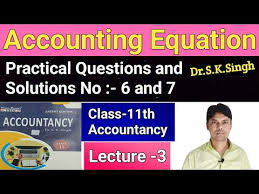 Accounting Equation Practical