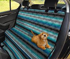 Mexican Blanket Turquoise Car Seat