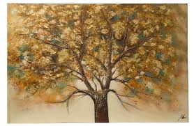 Canvas Wall Art With Tree 150x4x100cm