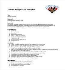 Store Manager Job Description Template 7 Free Word Pdf Format