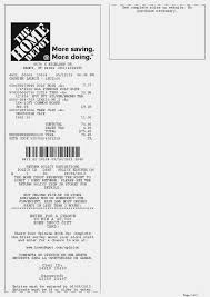 Home Depot Receipt Template Hennessy Events
