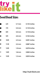 Image Result For Printable Bead Size Chart Jewellery