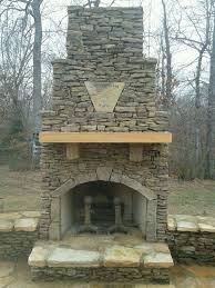 Fireplace With Cypress Wood Mantle And