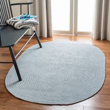 safavieh 4 x 6 oval braided brd176a light blue rug